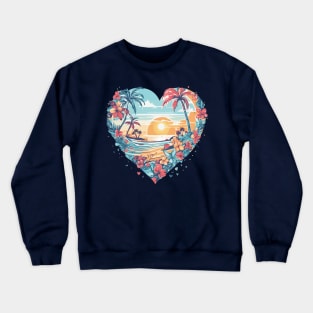 Summer Heart Crewneck Sweatshirt